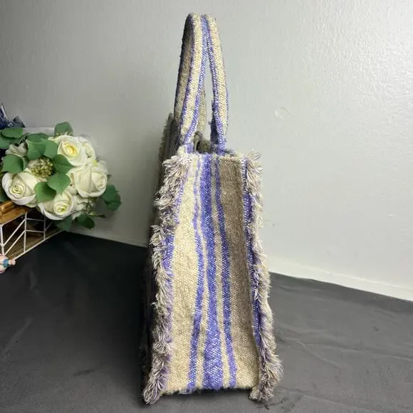 Sandro Striped Kasbah Tweedtote Bag$475 original retail